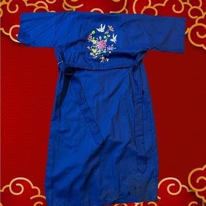New Deadstock Health Brand Chinese Robe or Duster